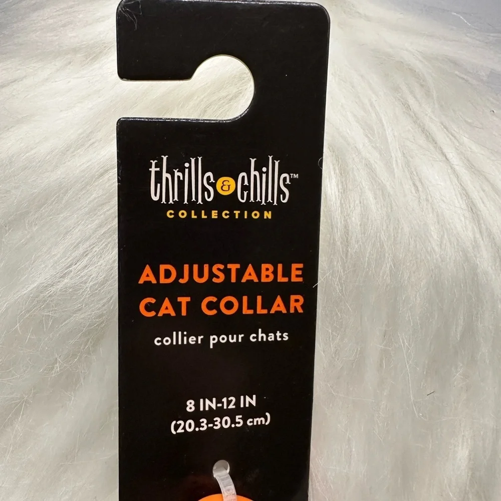 🩷5/$10 Halloween Cat Collar - Orange and Black